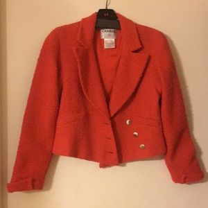 Chanel tweed cropped jacket